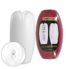 Белый мастурбатор-вагина Catherine