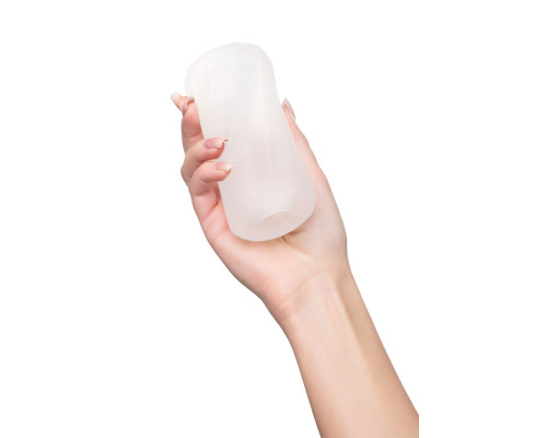 Прозрачный мастурбатор MensMax Xross Beads х Rock Close