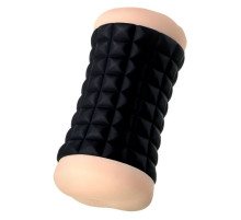 Двухсторонний мастурбатор JOS JANICE в черном цилиндре