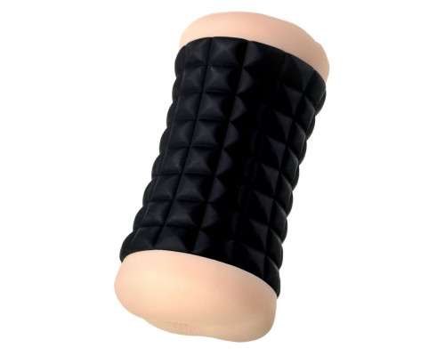 Двухсторонний мастурбатор JOS JANICE в черном цилиндре