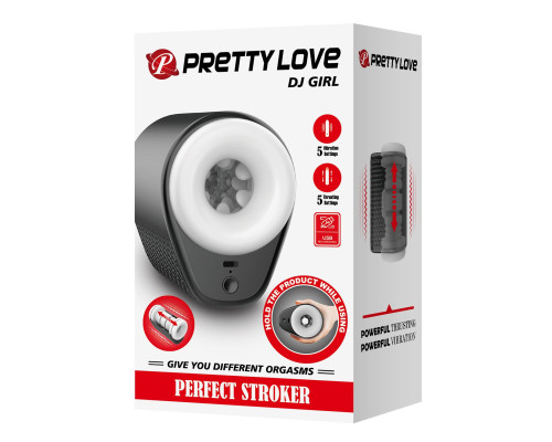 Черный автоматический вибромастурбатор Dj Girl