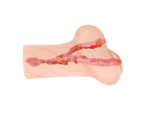 Телесный мастурбатор Jill - вагина и анус