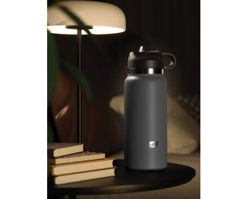 Серый мастурбатор в виде бутылки F*ck Flask