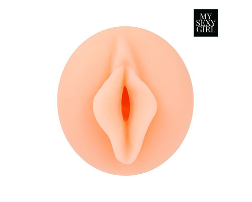Реалистичный мастурбатор-вагина с рельефной внутренней поверхностью