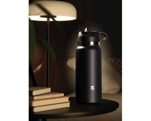 Черный мастурбатор в виде бутылки Fap Flask