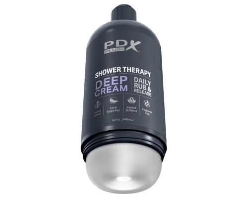 Мастурбатор в бутылке Shower Therapy Deep Cream