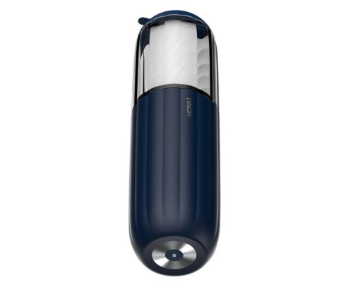 Черно-белый интерактивный мастурбатор Alex Neo 2