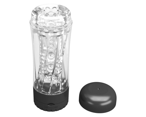 Прозрачный мастурбатор с вибрацией Tamara