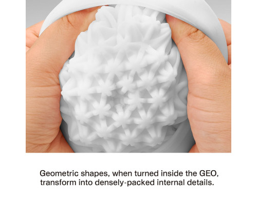 Белый мастурбатор Tenga Geo Coral