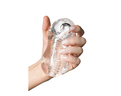 Прозрачный мастурбатор Lingam Indira