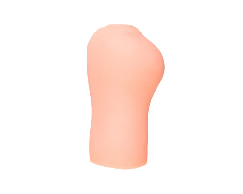 Телесный вибромастурбатор-вагина с рельефом Emily