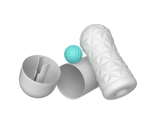 Белый мастурбатор в колбе Victoria