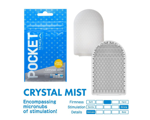 Карманный мастурбатор Crystal Mist