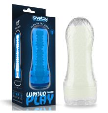 Светящийся в темноте мастурбатор Lumino Play Masturbator Ribbed