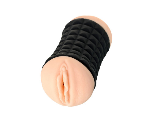 Двухсторонний мастурбатор JOS JANICE в черном цилиндре