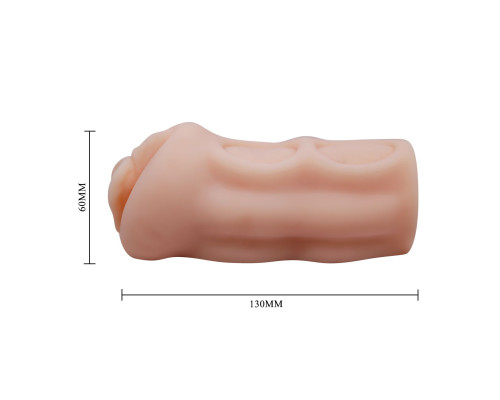 Мастурбатор-вагина Lillian с рельефным тоннелем