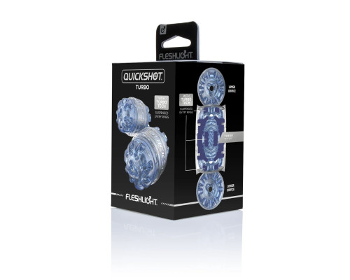 Мастурбатор Fleshlight Quickshot Turbo Blue Ice
