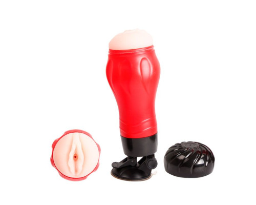 Мастурбатор-вагина  в тубе FLORA с вибрацией