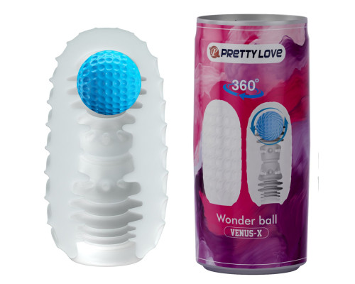 Мастурбатор с шариком внутри Wonder ball