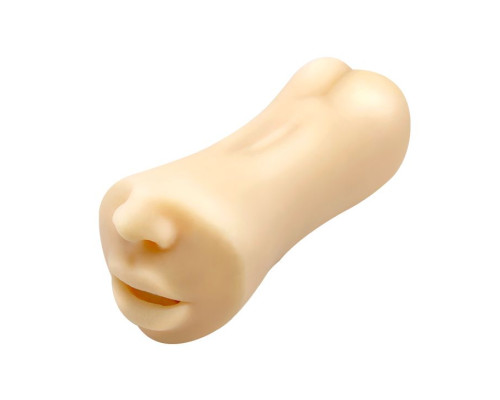 Двусторонний мастурбатор Gemini - ротик и вагина