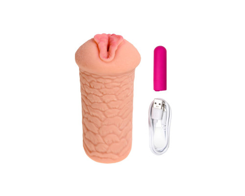 Реалистичный мастурбатор-вагина Elegance.003 с вибрацией