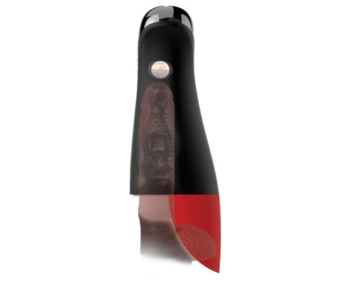Мастурбатор в колбе с вибрацией Fuck-O-Matic Pro XL