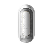 Белый мастурбатор Flip Zero с вибрацией