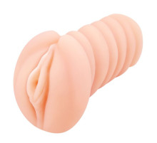 Телесный мастурбатор-вагина с вибрацией