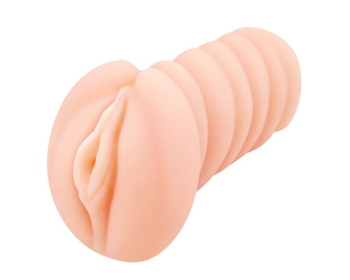 Телесный мастурбатор-вагина с вибрацией