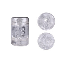 Прозрачный двусторонний мастурбатор Joy Cup - вагина и анус