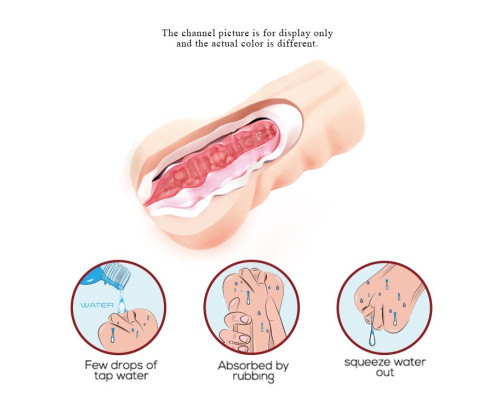 Мастурбатор со входом в виде вагины и эффектом смазки