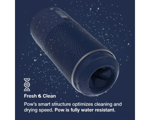 Синий мастурбатор с контролем всасывания Arcwave Pow Stroker