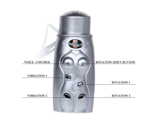 Мастурбатор-вагина в виде миниатюрной пышногрудой красотки