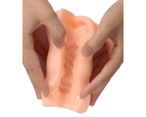 Мастурбатор Real Woman со сложным внутренним рельефом