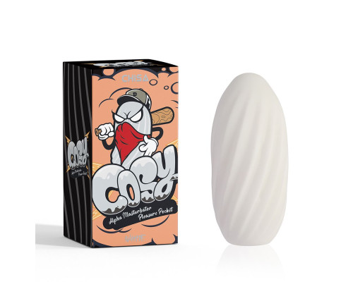 Белый мастурбатор Alpha Masturbator Pleasure Pocket