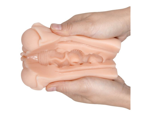 Мастурбатор-вагина без вибрации с имитацией юбки Cindy