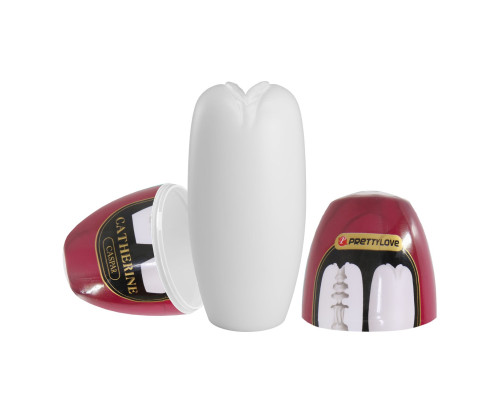 Белый мастурбатор-вагина Catherine