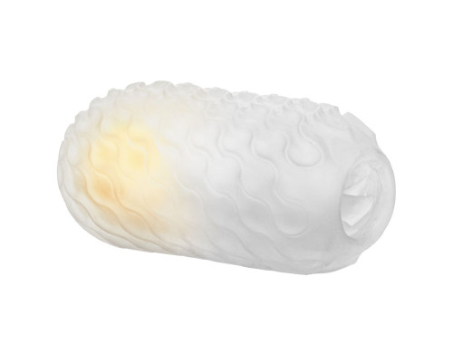 Двусторонний мастурбатор с желтым стимулирующим шариком Reversible Squishy Ball Stroker