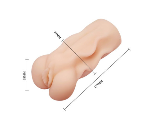 Мастурбатор с рифленым рельефом