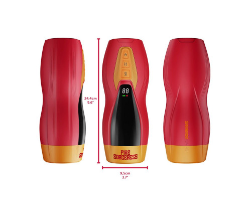 Интерактивный мастурбатор Solara с нагревом, вибрацией и поступательными движениями
