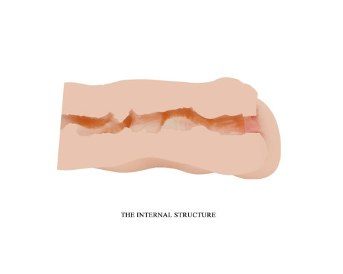 Мастурбатор с рифленым рельефом