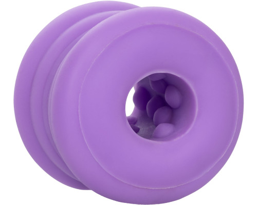 Фиолетовый мастурбатор-бампер из жидкого силикона Dirty Luv