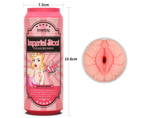 Мастурбатор-вагина Pleasure Brew Masturbator-Imperial Stout в банке
