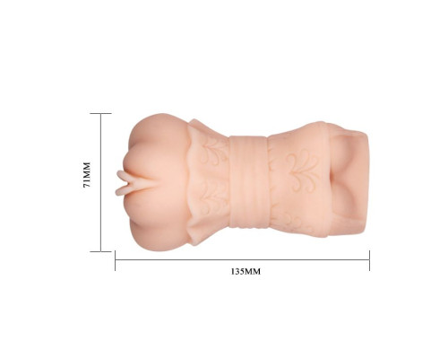 Мастурбатор в виде женской фигурки с эффектом смазки