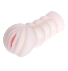 Рифленый мастурбатор-вагина из реалистичного материала