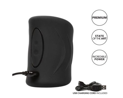 Черный вибромастурбатор Pro Stroker