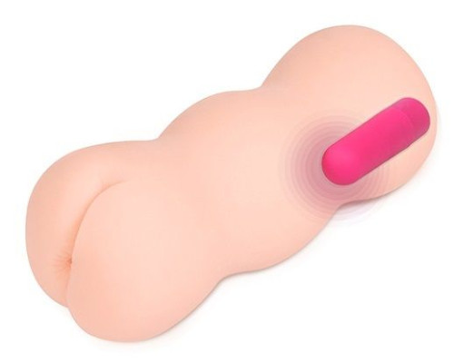 Телесный вибромастурбатор-анус TONGGGO 2 Auto