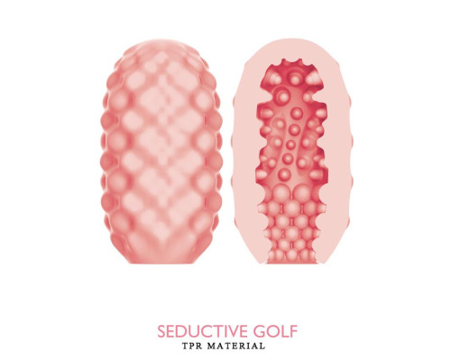 Розовый мастурбатор-яйцо Seductive Golf