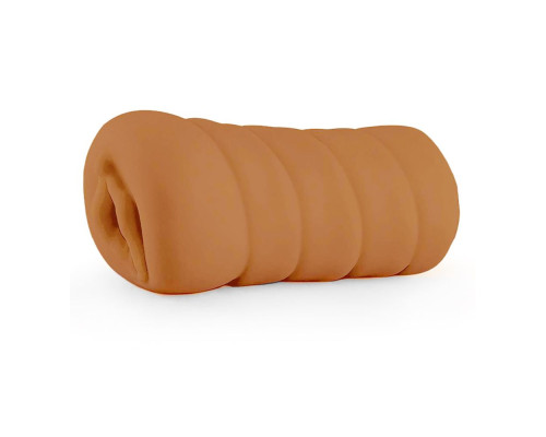 Коричневый мастурбатор-вагина Brianna