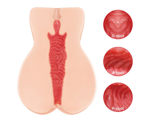 Мастурбатор-вагина с двойным слоем материала Onahole edition 004